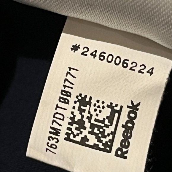 REEBOK High Waisted Leggings Sz Medium Side Pockets Blue Good Quality - Picture 10 of 12